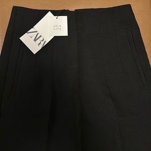 Unworn High-rise Zara Black Pants with Tag